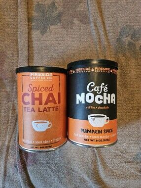 Instant Spiced Chai Tea Latte & Pumpkin Spice Café Mocha Duo
